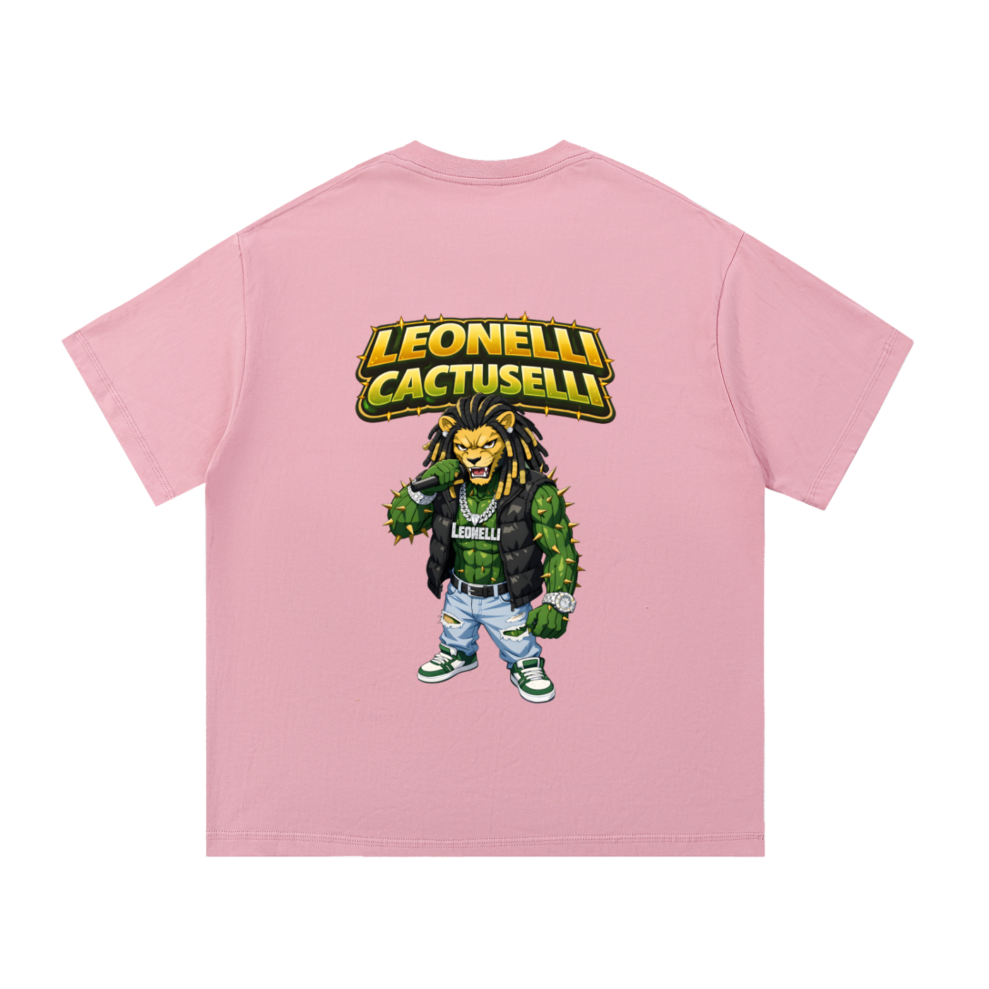 "Leonelli Cactuselli" Essential Cotton T-Shirt