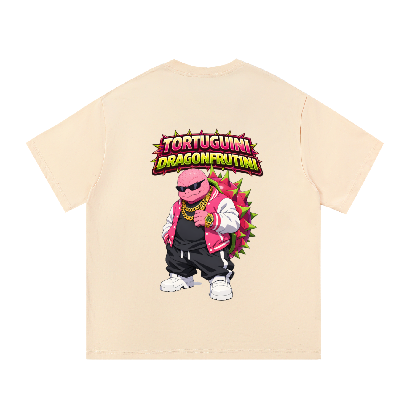 "Tortugini Dragonfrutini" Essential Cotton T-Shirt