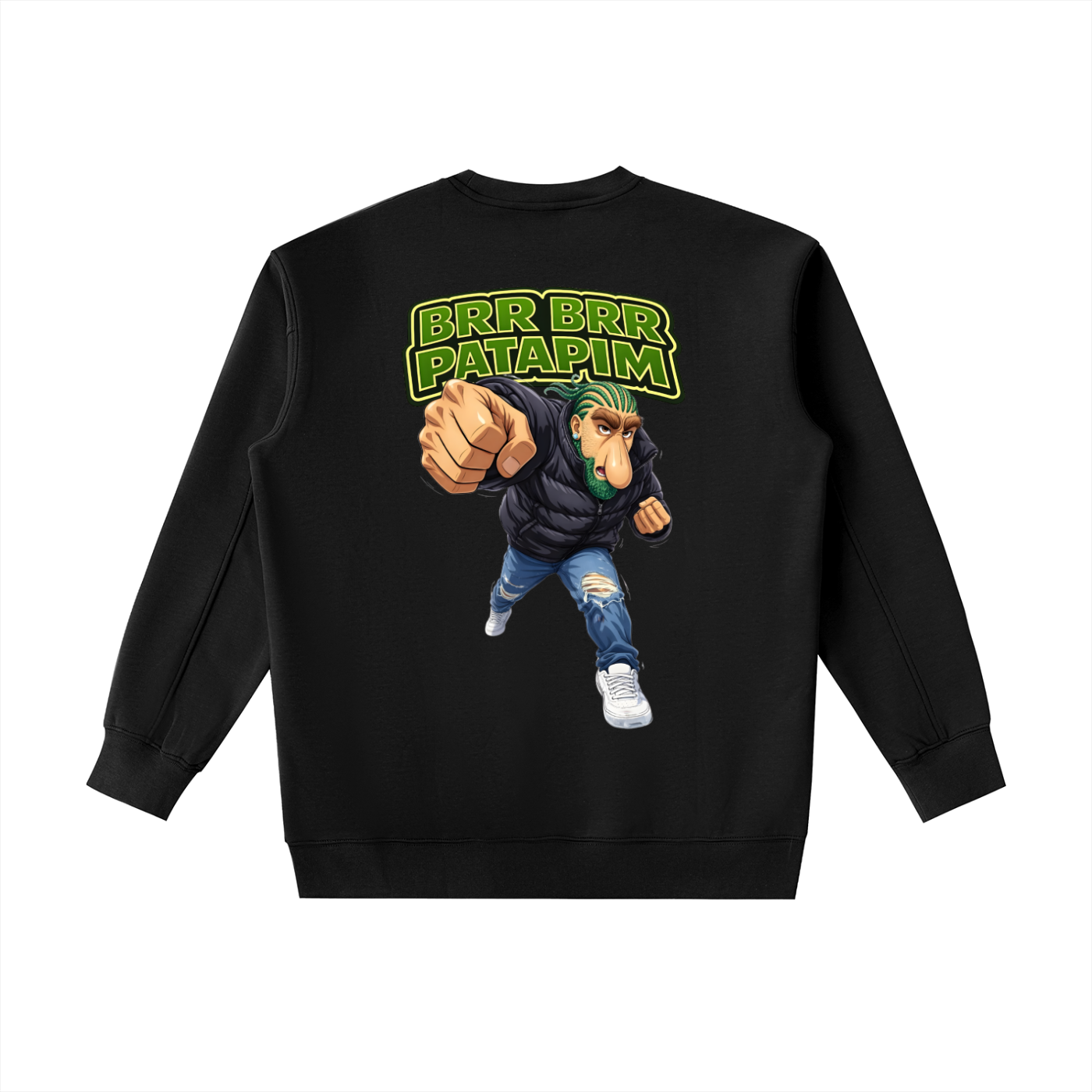 "Brr Brr Patapim" Essential Heavyweight Crewneck Sweatshirt