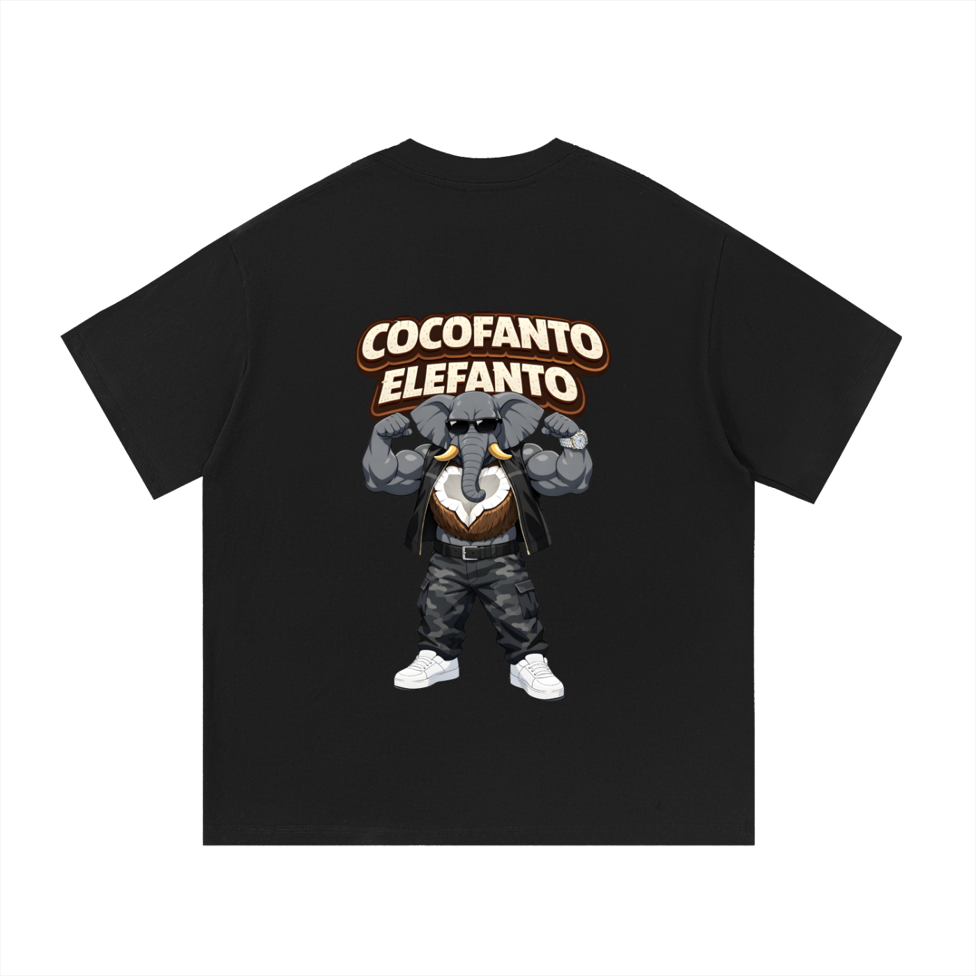"Cocofanto Elefanto" Essential Cotton T-Shirt