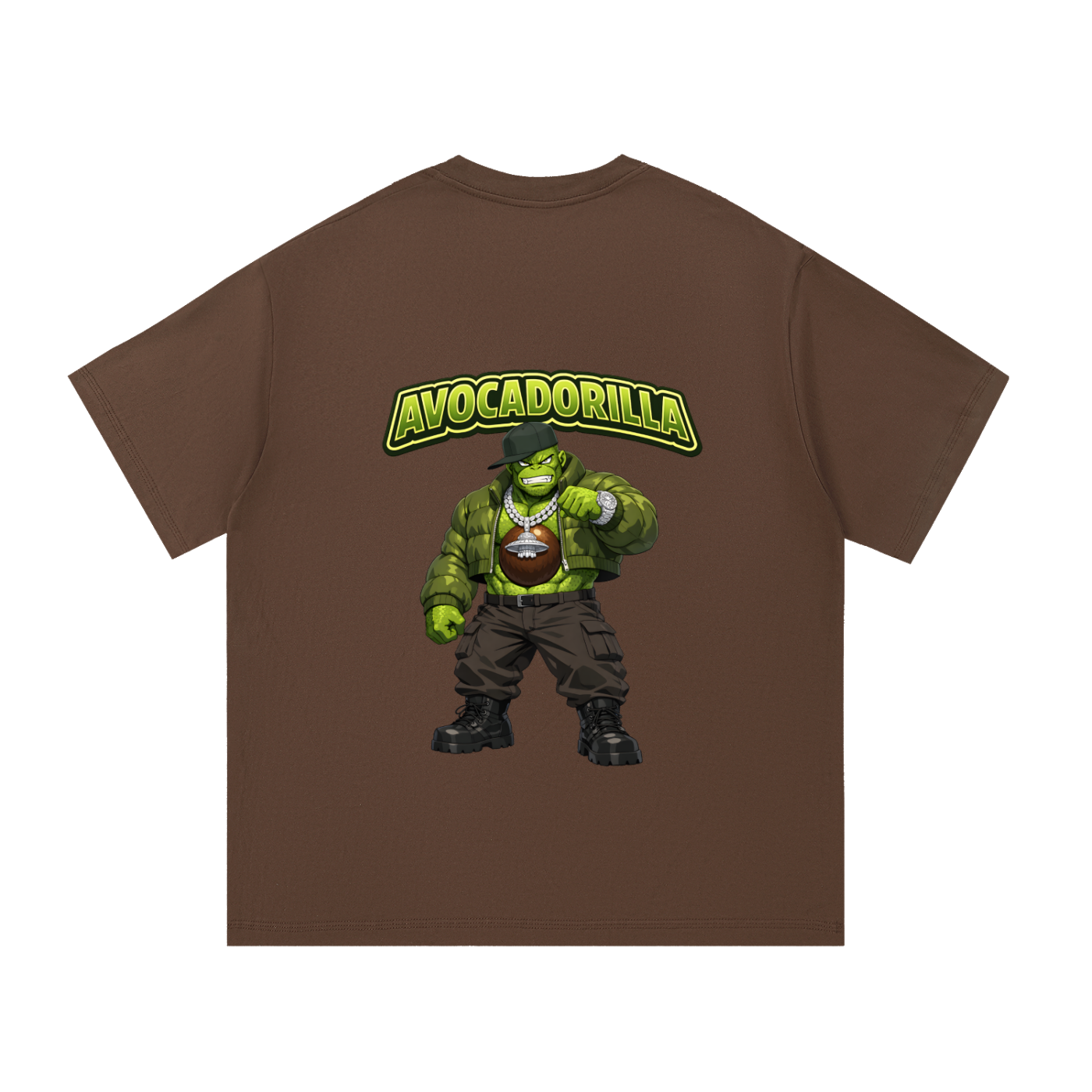 "Avocadorilla" Essential Cotton T-Shirt