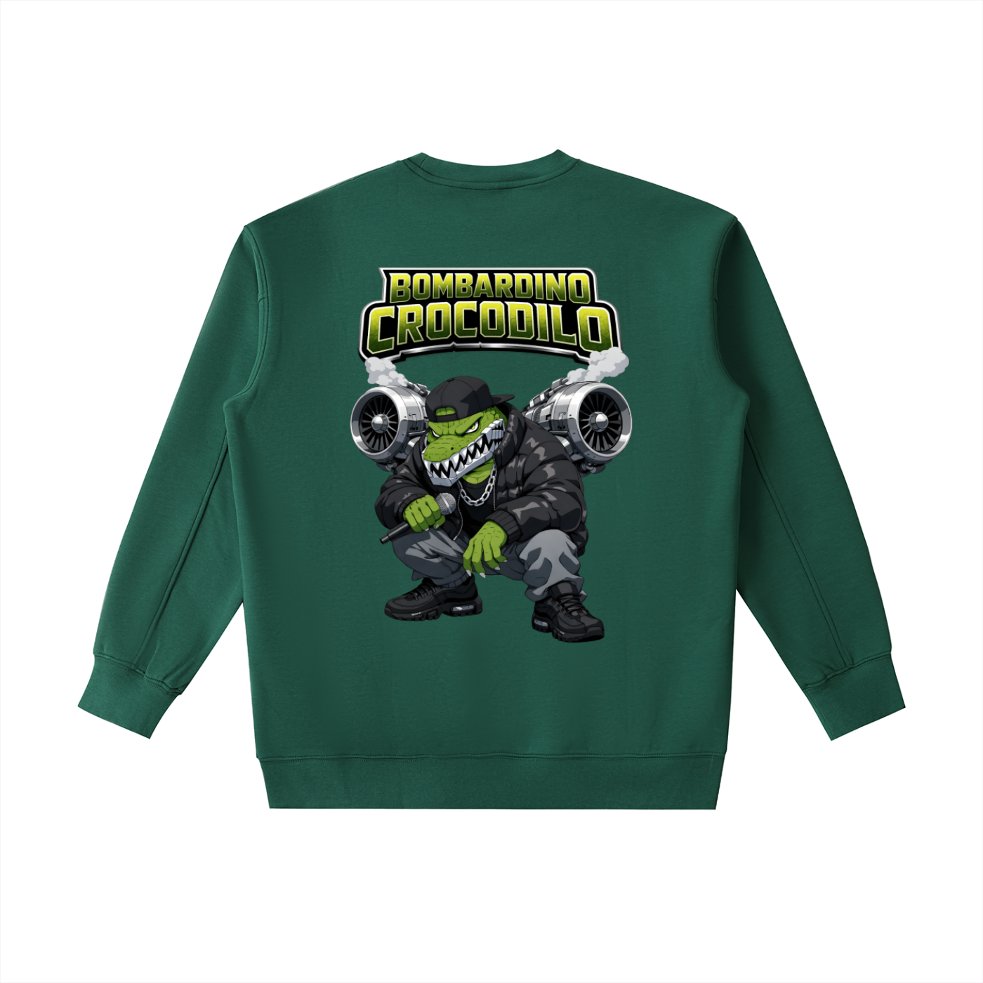 "Bombardino Crocodilo" Essential Heavyweight Crewneck Sweatshirt