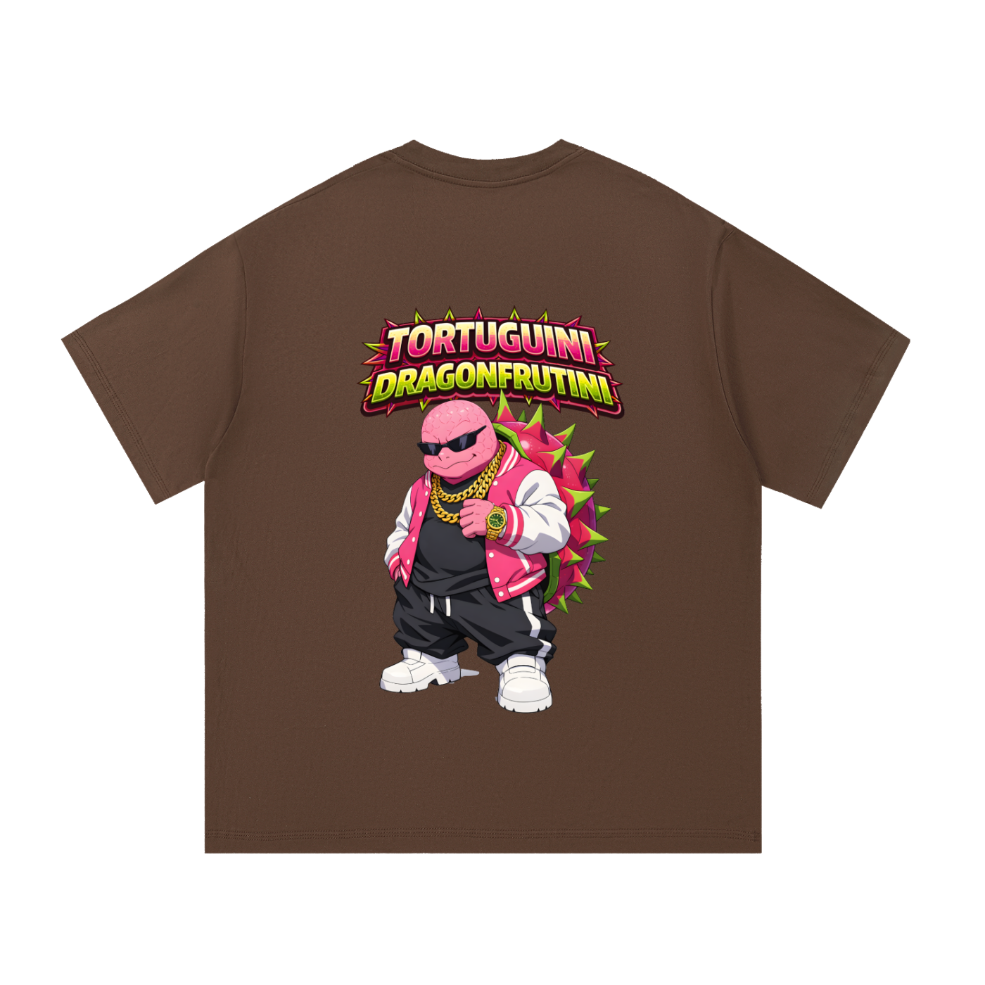 "Tortugini Dragonfrutini" Essential Cotton T-Shirt