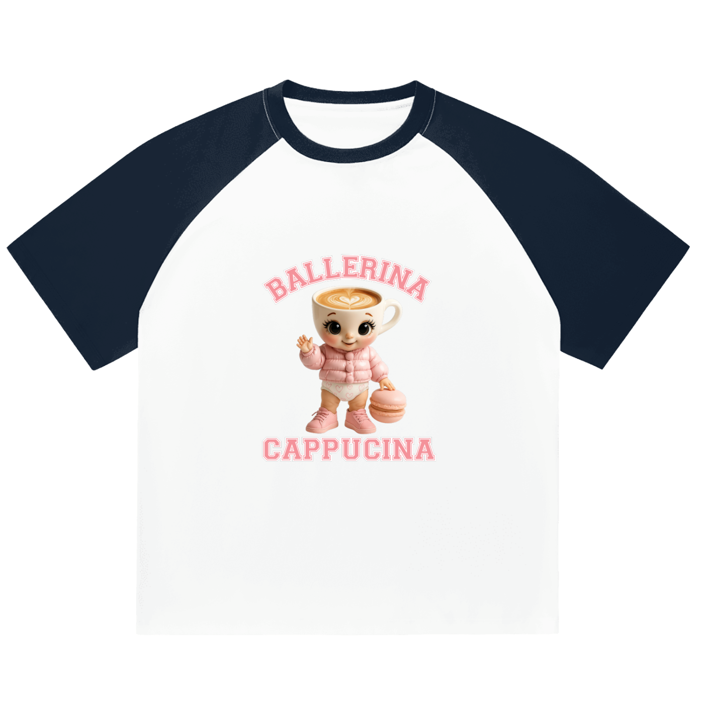 Color-Blocked Raglan Sleeve T-shirt