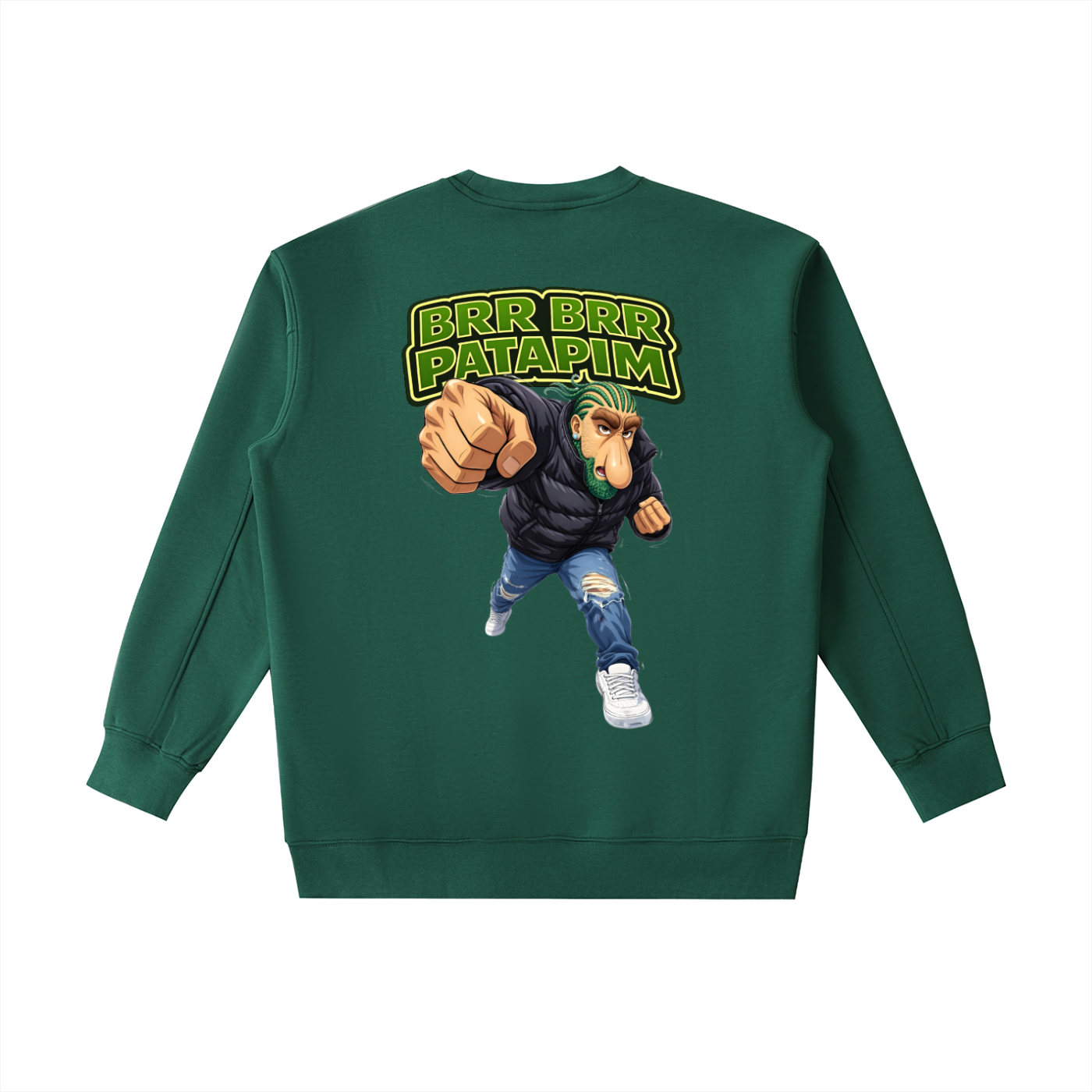 "Brr Brr Patapim" Essential Heavyweight Crewneck Sweatshirt