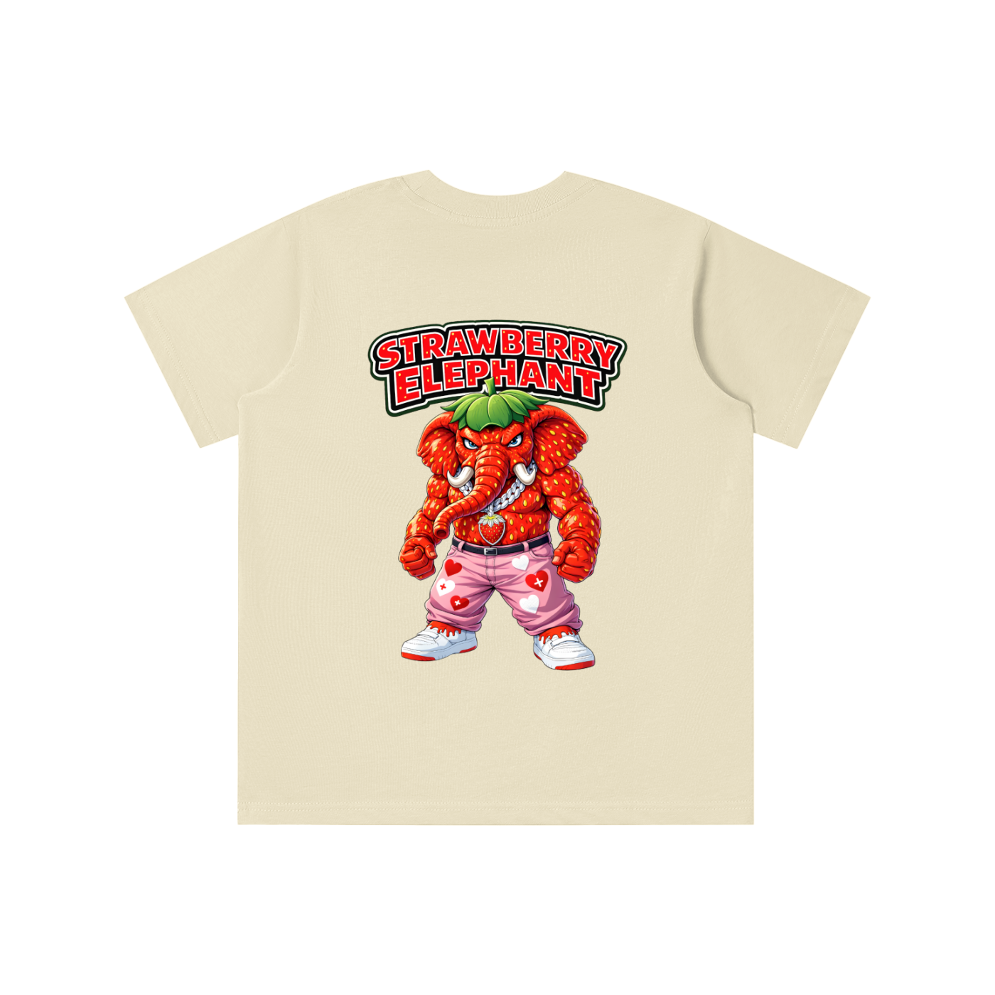 "Strawberry Elephant" Essential Kids' T-shirt