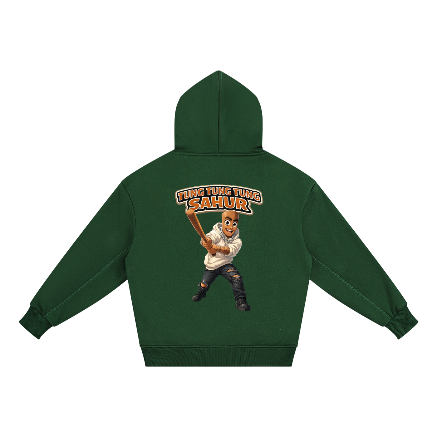 "Tung Tung Tung Sahur" Essential Kids' Fleece Hoodie