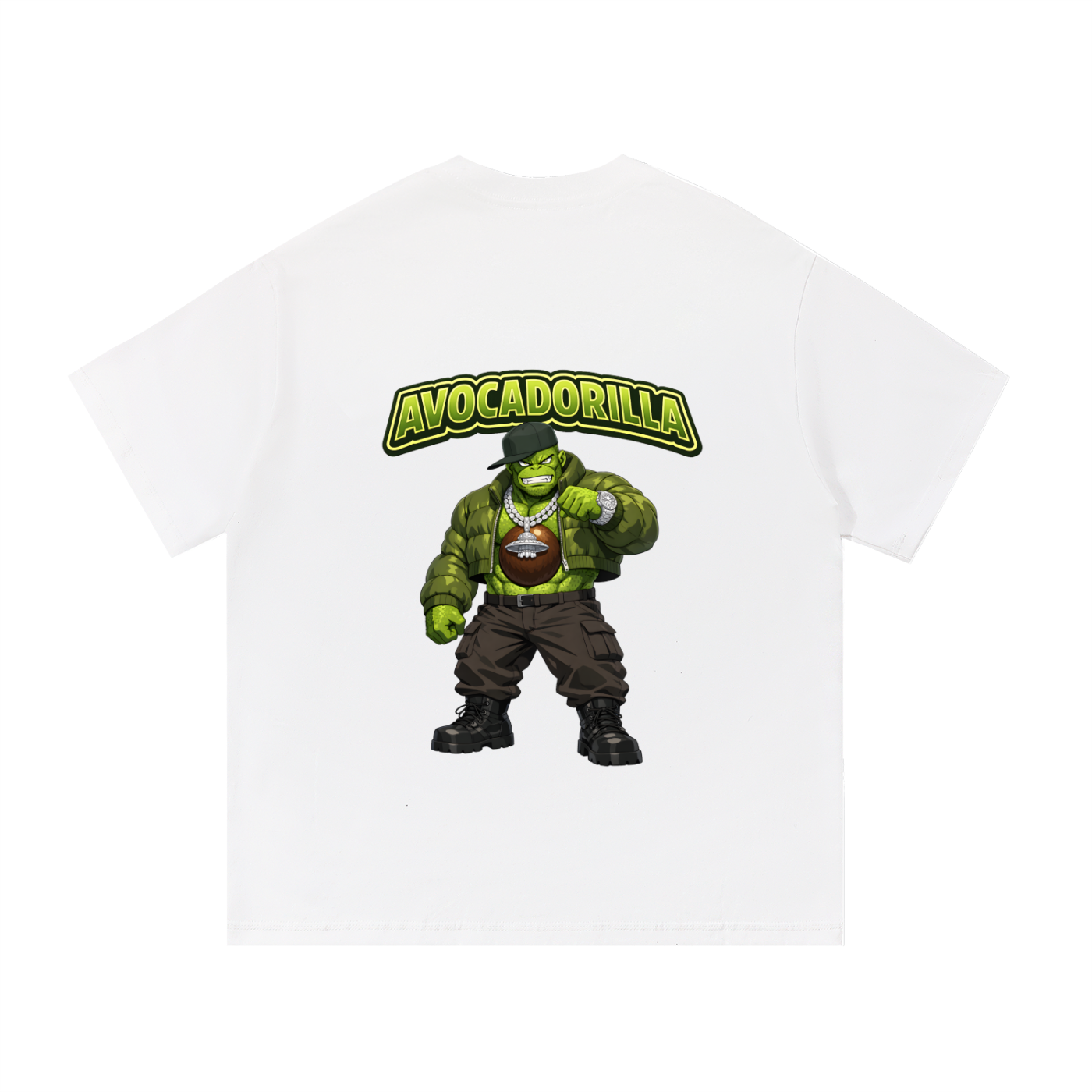 "Avocadorilla" Essential Cotton T-Shirt