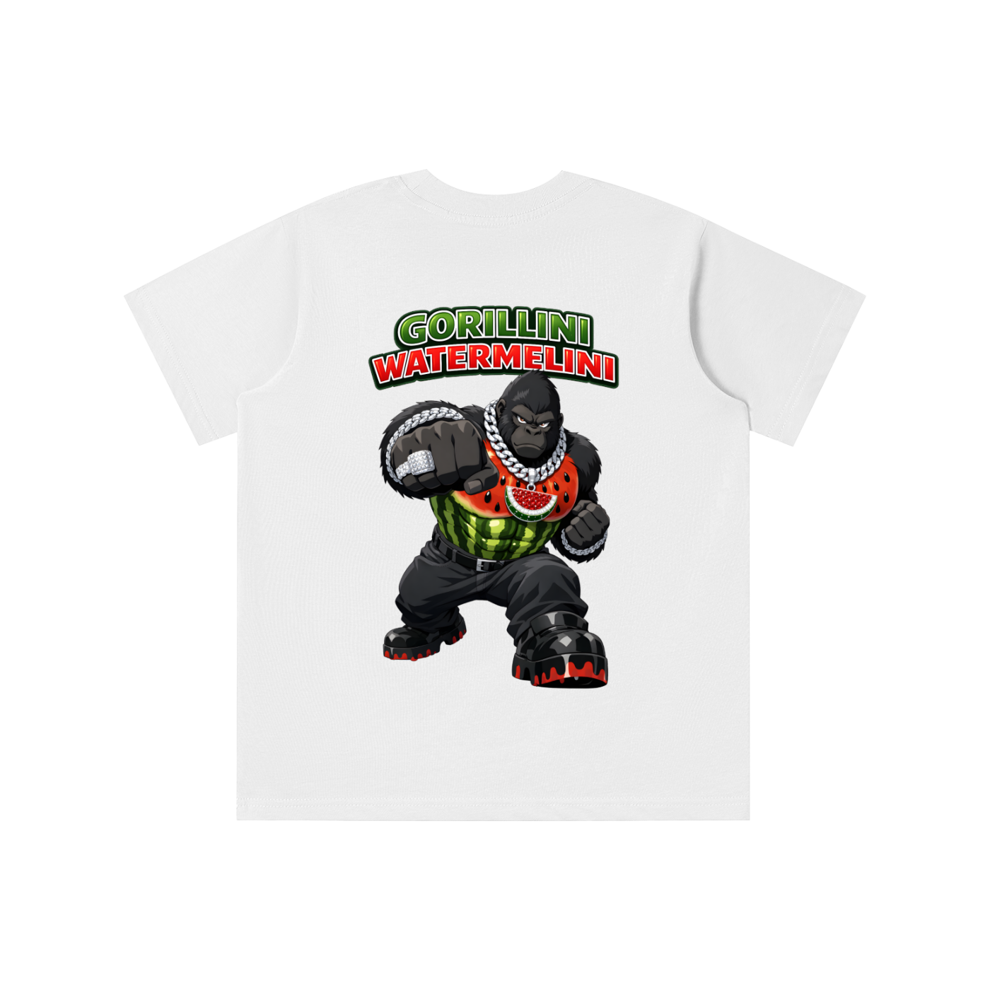 "Gorillini Watermelini" Essential Kids' T-shirt