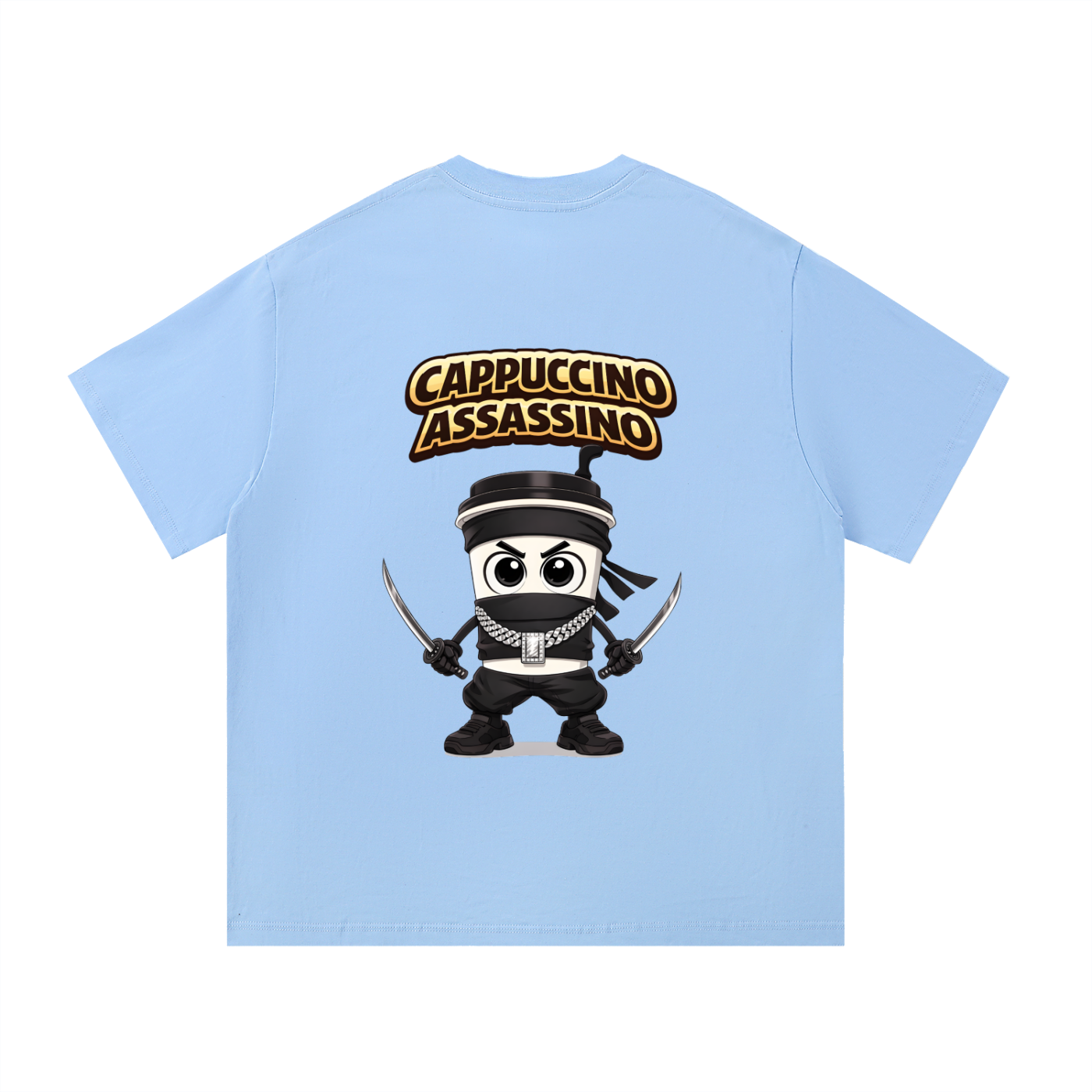 "Cappuccino Assassino" Essential Cotton T-Shirt