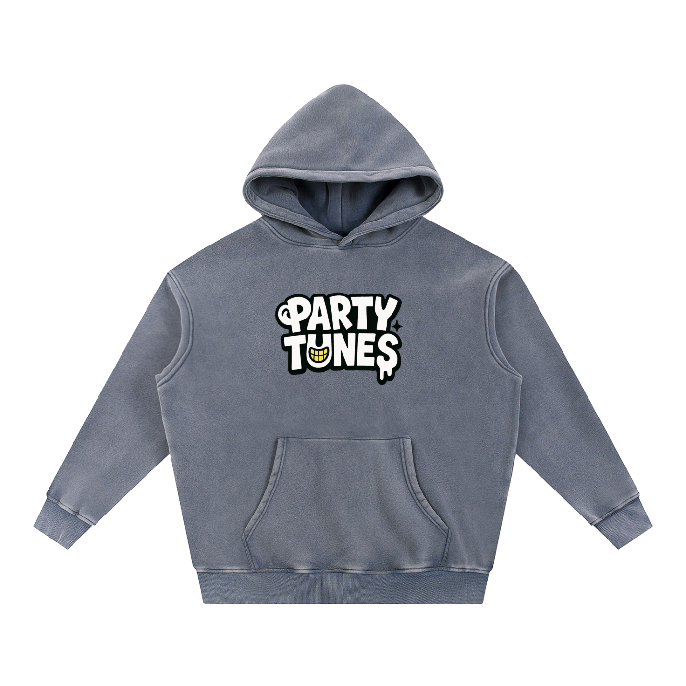"Bombardino Crocodilo" Snow Wash Fleece Oversize Hoodie