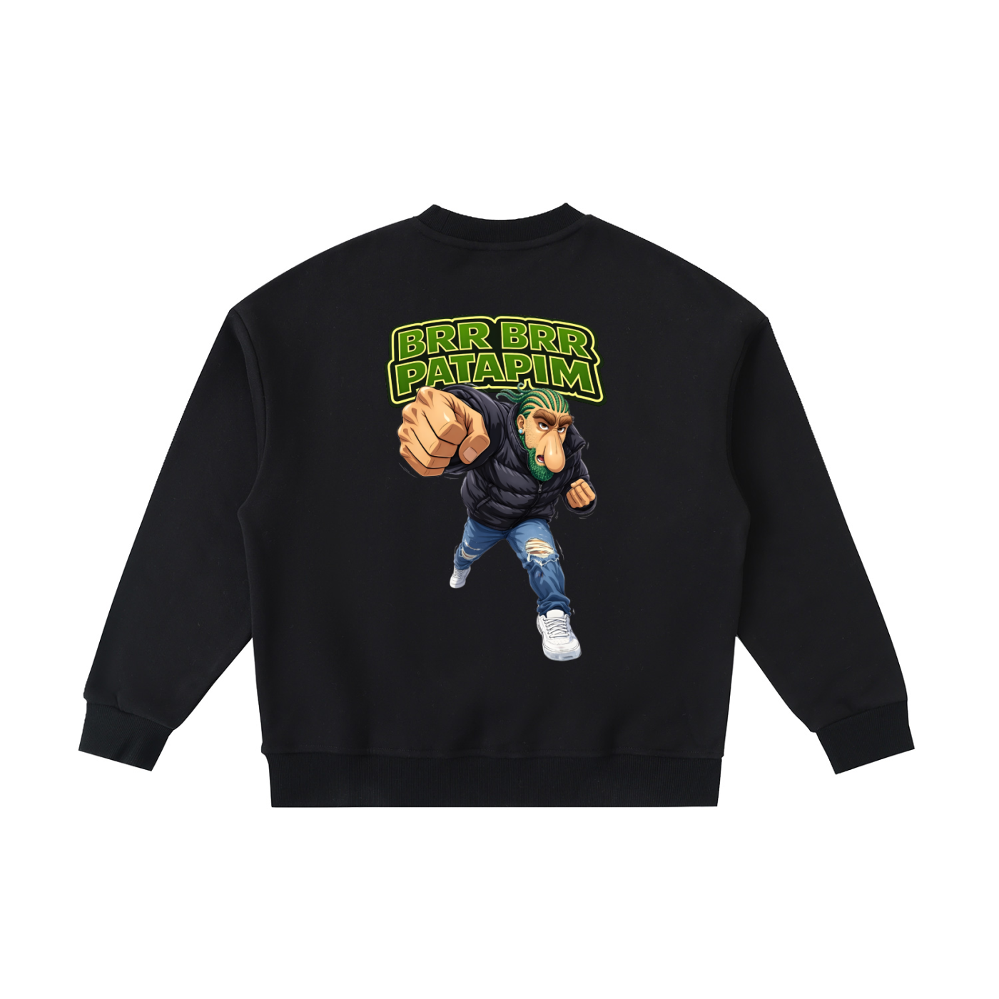 "Brr Brr Patapim" Essential Fleece Kids' Crewneck Sweatshirt