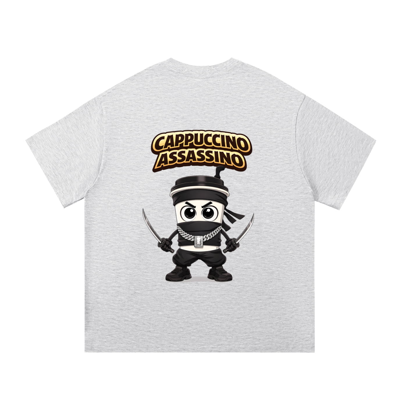 "Cappuccino Assassino" Essential Cotton T-Shirt