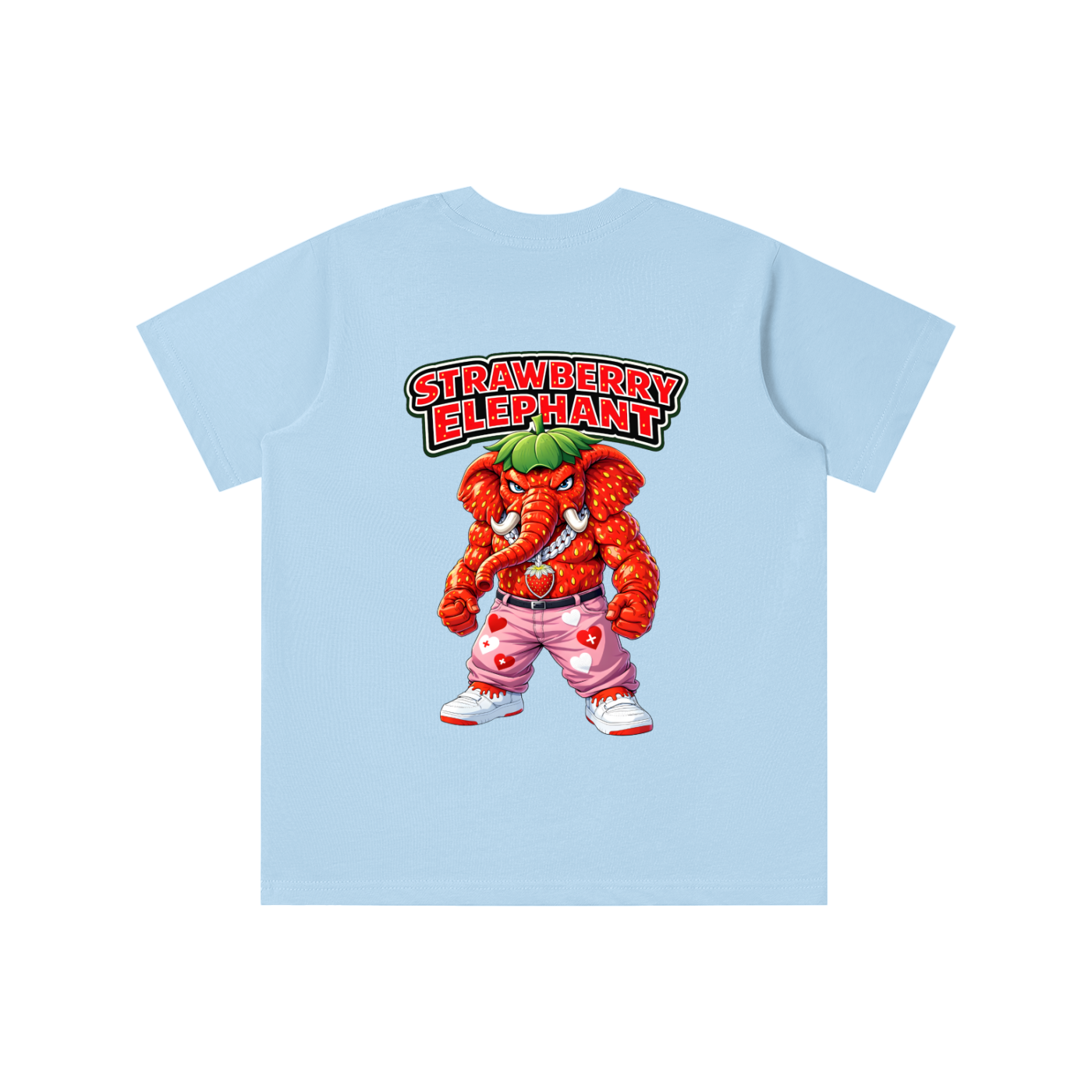 "Strawberry Elephant" Essential Kids' T-shirt